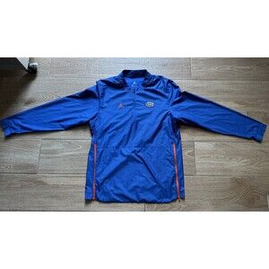Florida Gators Team Issued Jacket Pullover Jordan L University Football Blue